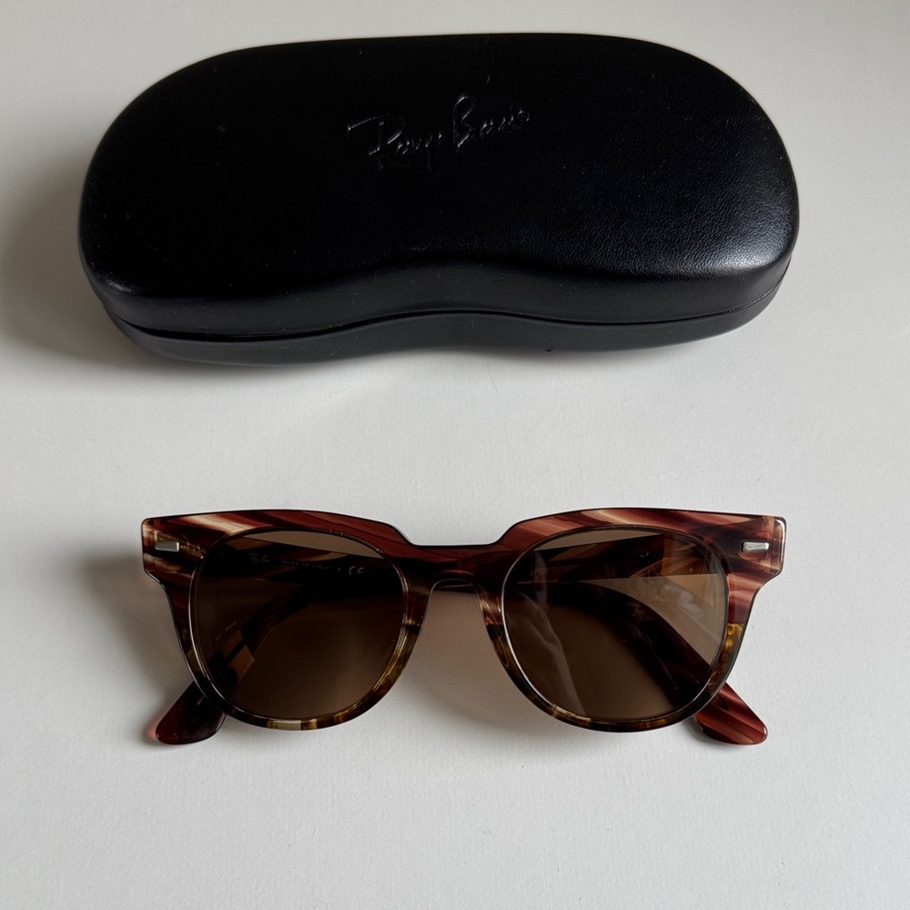 Prescription Ray-Ban Polarized Tortoise Shell Sunglasses in colour Meteor☄️